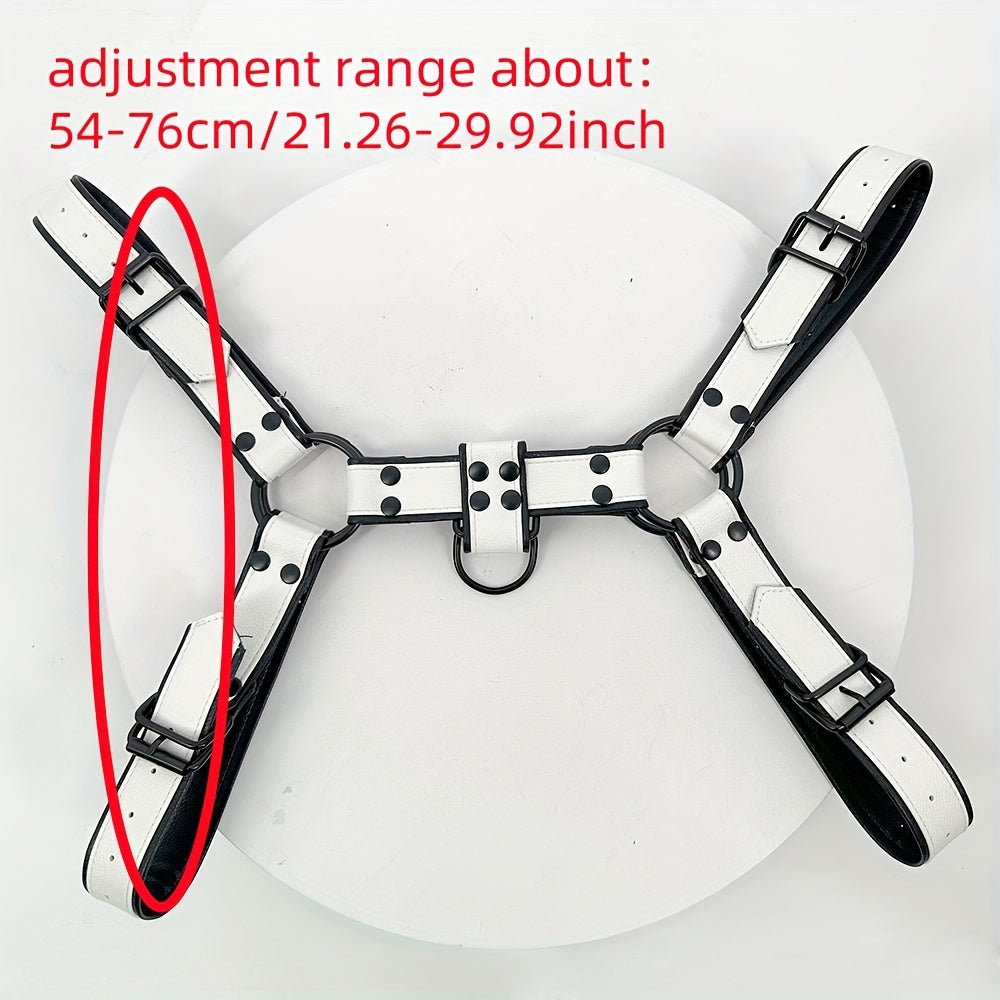 "Snowbound & Strapped" Contrast Harness - detail view