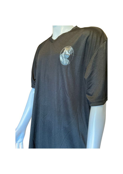 Gear Up, Bear Down Tee in black - front view