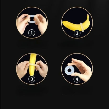 3 Pack Soft TPE Performance Rings – Stretchy & Reusable Cock Rings | Comfortable Fit