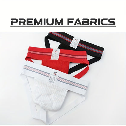 Jock Thong – Men's Low-Rise Sport Mesh Underwear | Wide Waistband, Breathable, Athletic Fit