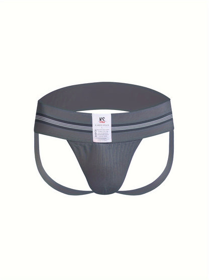 Jock Thong – Men's Low-Rise Sport Mesh Underwear | Wide Waistband, Breathable, Athletic Fit