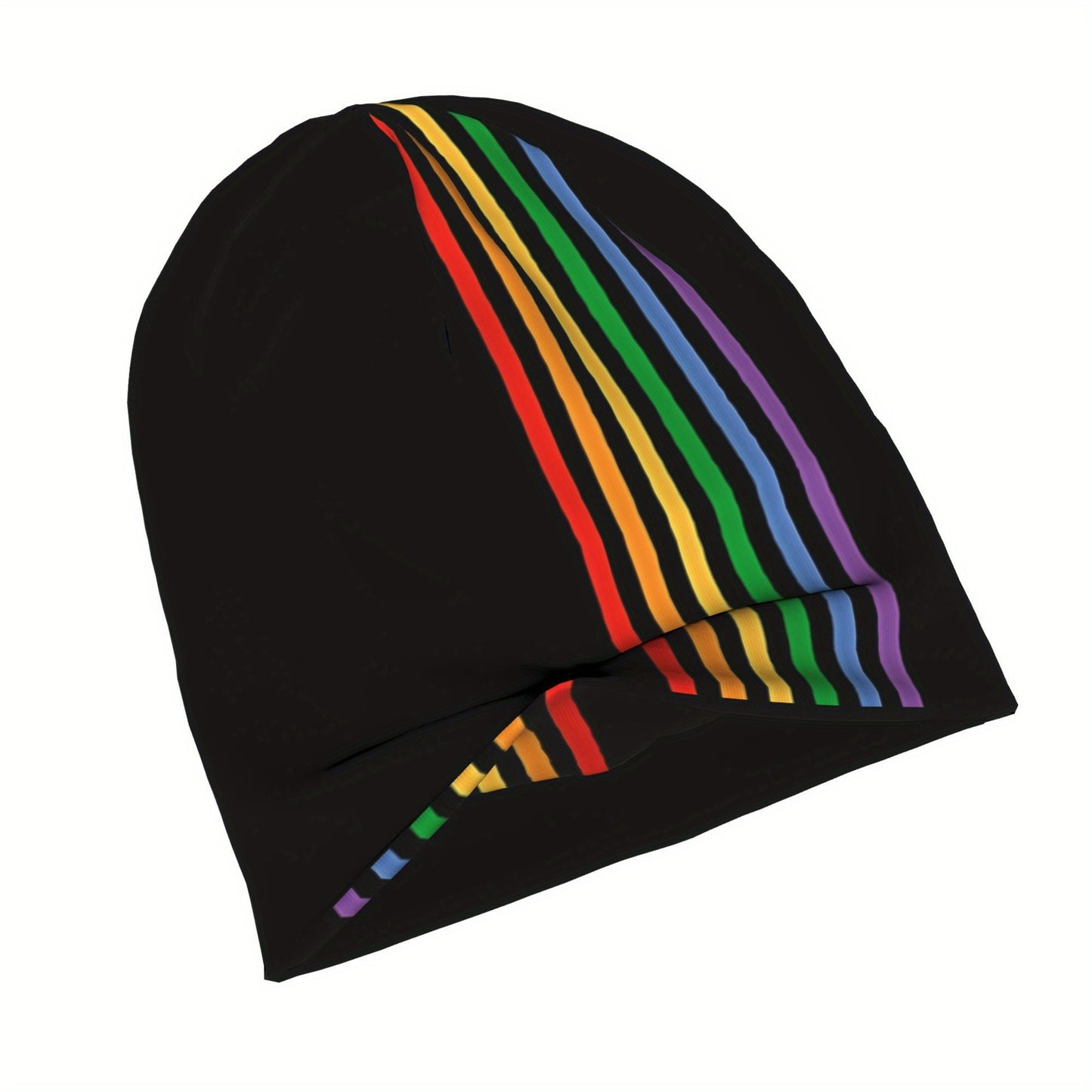 Rainbow Slouch Beanie