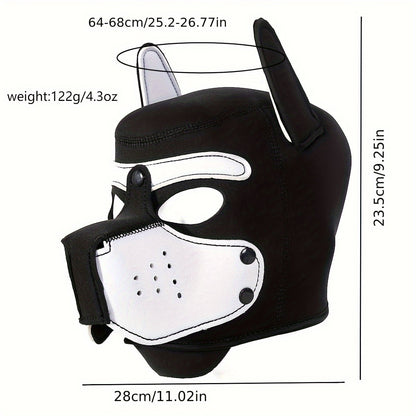 Pup Play Hood  Black & White - view 4