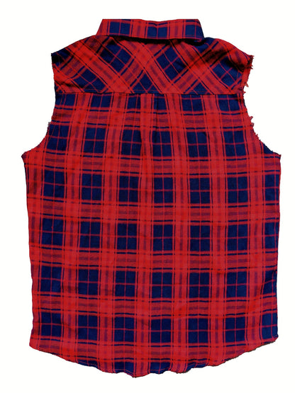 Lumberbear Sleeveless Plaid - view 3