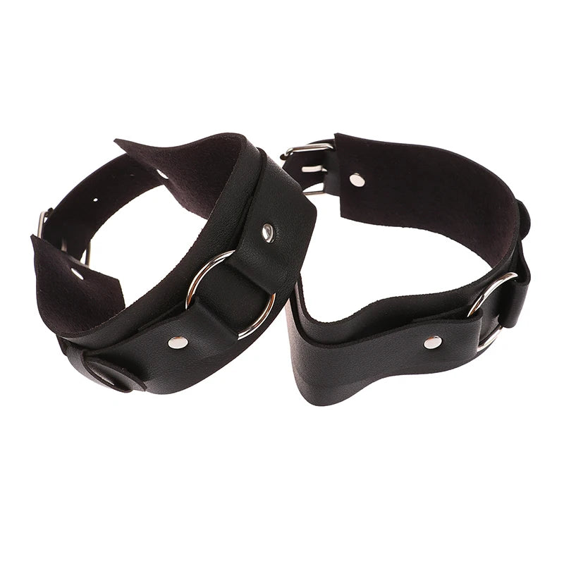 Men's Adjustable PU Leather Armband  Bold Fetish Strap with O-Ring - view 9