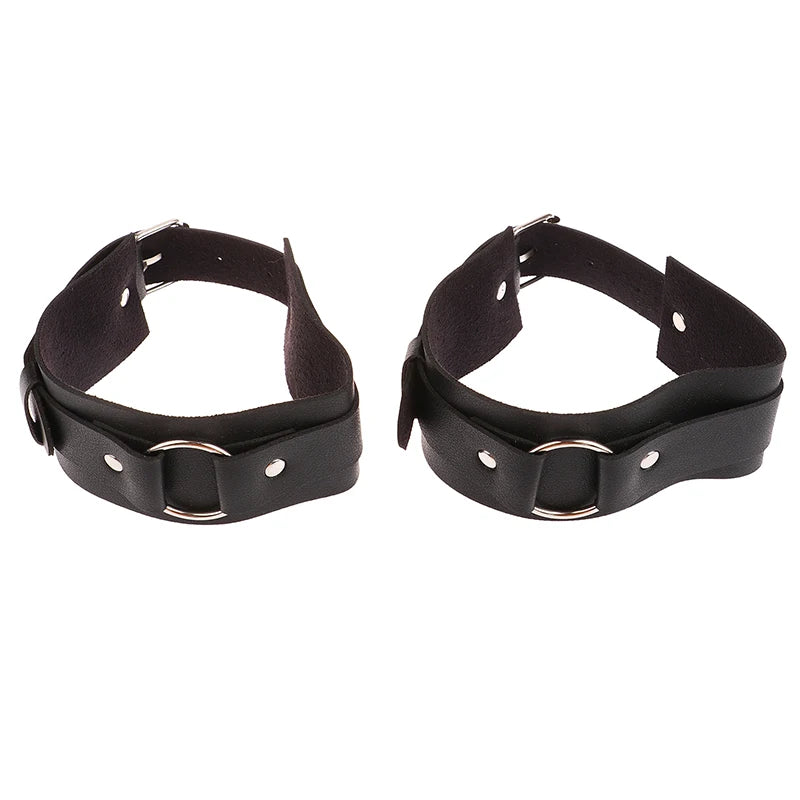 Men's Adjustable PU Leather Armband  Bold Fetish Strap with O-Ring - view 3