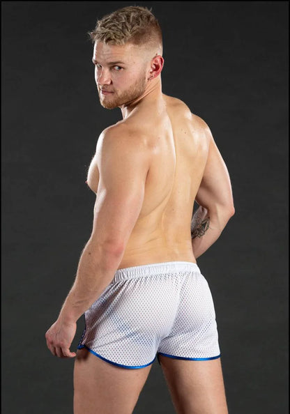 White See-Through Club Shorts