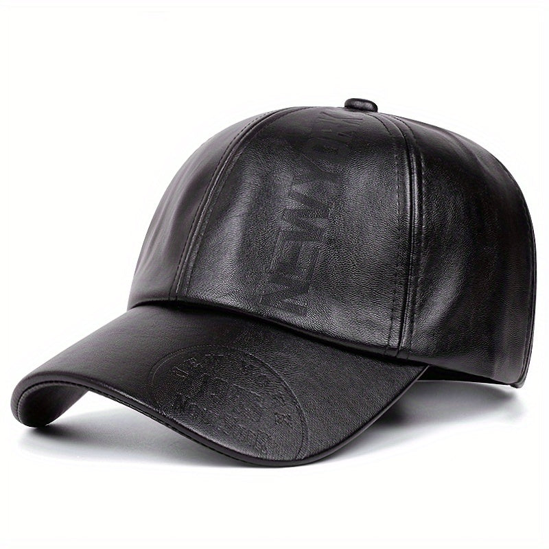 Uptown Stud Faux Leather Cap