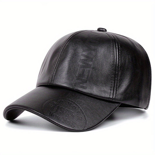 Uptown Stud Faux Leather Cap