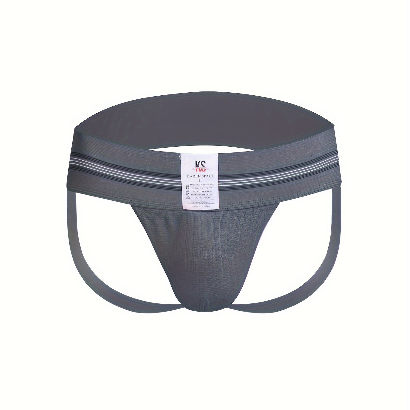 Jock Thong – Men's Low-Rise Sport Mesh Underwear | Wide Waistband, Breathable, Athletic Fit