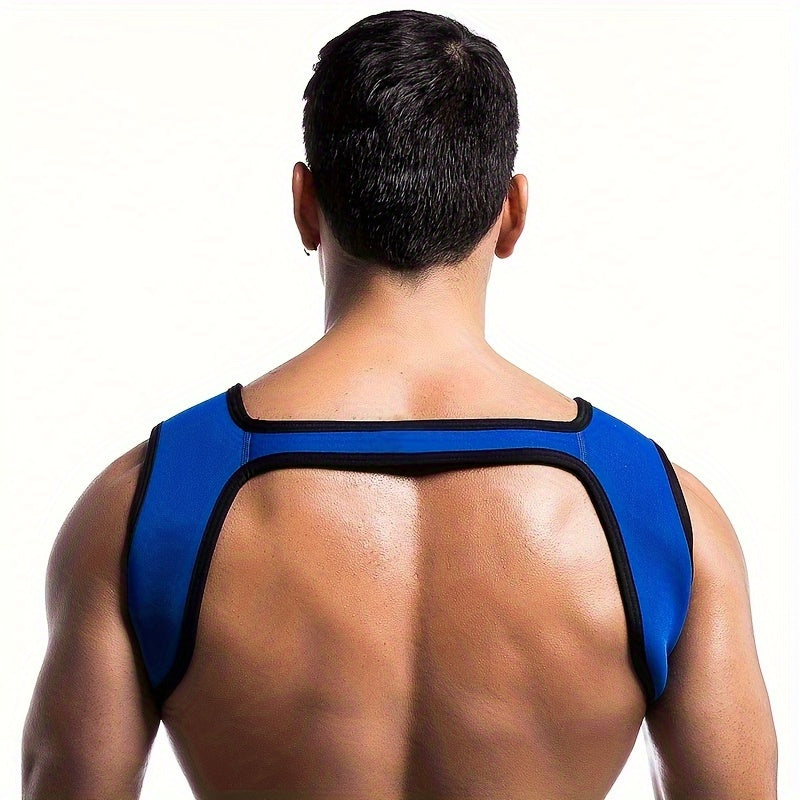 NEO BLUE Neoprene Harness JM - back view
